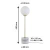 Paulmann Neordic Moa 79661 stolní lampa LED G9 10 W mramorová , bílá, zlatá