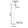 Paulmann Neordic Juna 79654 stojací lampa LED E14 20 W dřevo, měděná, zelená Soft
