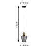 Paulmann Edla 79740 závěsné světlo LED E27 20 W černá, korková, kouřová