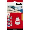 kwb 496812 brusný papír pro delta brusky Zrnitost 120 (d x š) 62, 93 mm, mm x 100 mm 5 ks