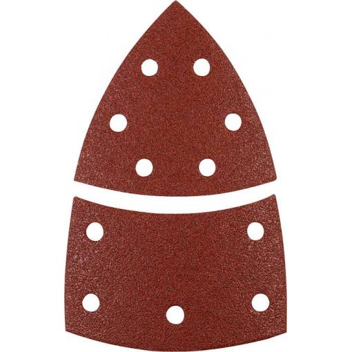kwb 496118 brusný papír pro delta brusky Zrnitost 180 (d x š) 62, 93 mm, mm x 100 mm 5 ks