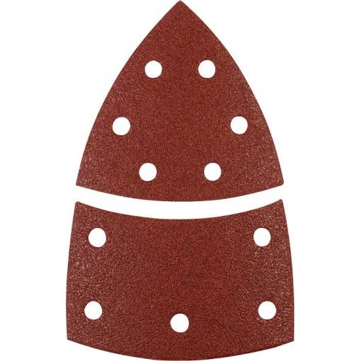 kwb 496104 brusný papír pro delta brusky Zrnitost 40 (d x š) 62, 93 mm, mm x 100 mm 5 ks