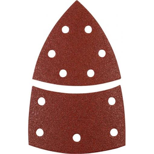 kwb 496106 brusný papír pro delta brusky Zrnitost 60 (d x š) 62, 93 mm, mm x 100 mm 5 ks