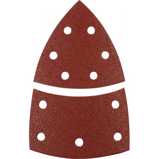 kwb 496108 brusný papír pro delta brusky Zrnitost 80 (d x š) 62, 93 mm, mm x 100 mm 5 ks
