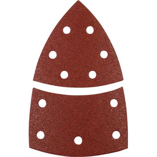 kwb 496112 brusný papír pro delta brusky Zrnitost 120 (d x š) 62, 93 mm, mm x 100 mm 5 ks
