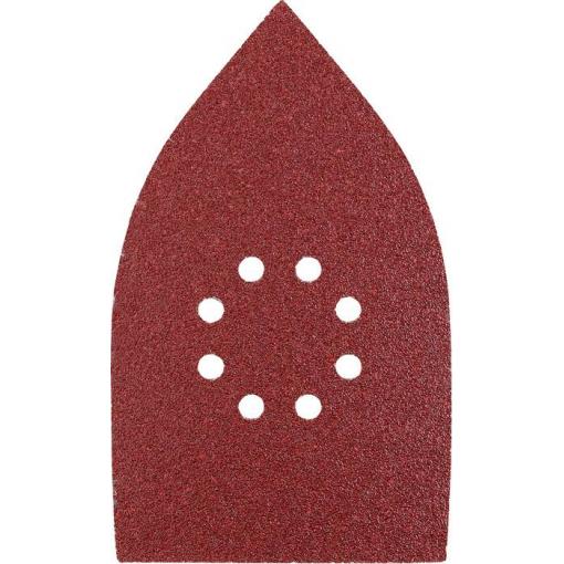 kwb 493412 brusný papír pro delta brusky Zrnitost 120 (d x š) 175 mm x 107 mm 5 ks