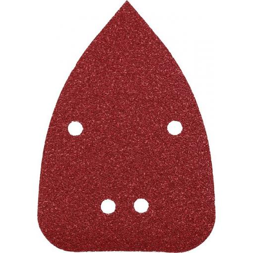 kwb 493600 brusný papír pro delta brusky Zrnitost 80, 120, 240 (d x š) 136 mm x 96 mm 5 ks