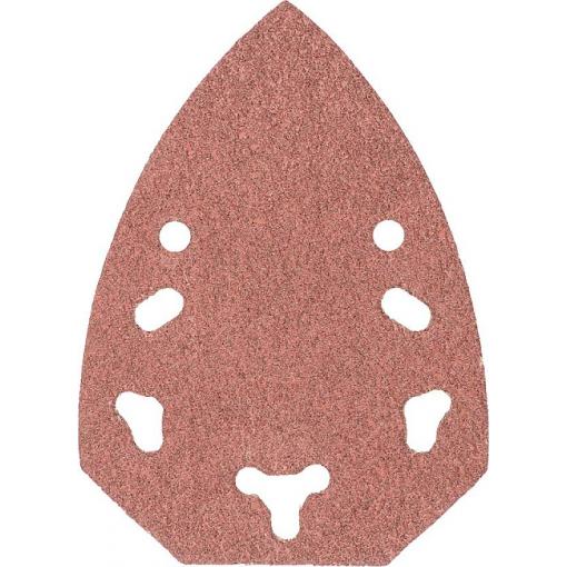 kwb 493508 brusný papír pro delta brusky Zrnitost 80 (d x š) 140 mm x 100 mm 5 ks