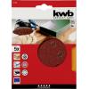 kwb 491908 brusný kotouč Průměr 125 mm Zrnitost=80 5 ks