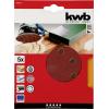 kwb 491924 brusný kotouč Průměr 125 mm Zrnitost=240 5 ks