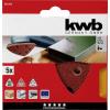 kwb 492706 brusný papír pro delta brusky Zrnitost 60 (Ø) 105 mm 5 ks