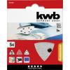 kwb 492506 brusný papír pro delta brusky Zrnitost 60 (Ø) 93 mm 5 ks