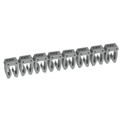 Legrand Legrand 038228 označovací klip na kabely Otisk (Kabelový značkovač) 8 Rozsah vnějšího průměru 2.70 do 3.90 mm 038228