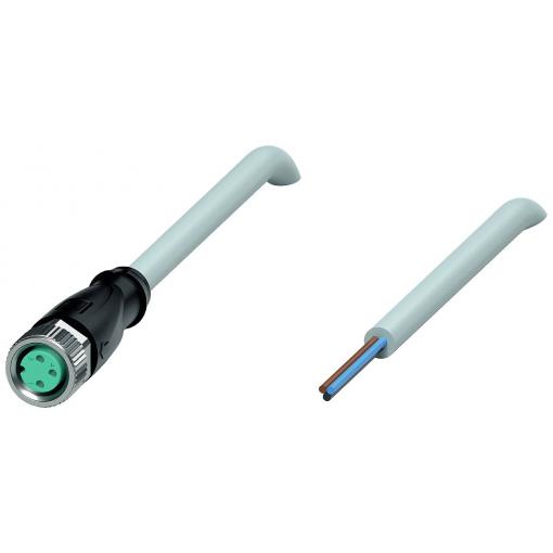Pepperl+Fuchs V3-GM-20M-PUR upravený zástrčkový konektor pro senzory - aktory, 240799-100000, piny: 3, 20 m, 1 ks