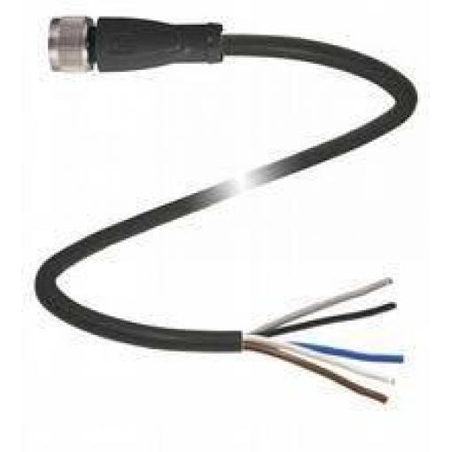 Pepperl+Fuchs V15-G-BK3M-PUR-U upravený zástrčkový konektor pro senzory - aktory, 239998-100018, piny: 5, 3 m, 1 ks