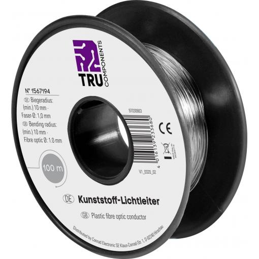 TRU COMPONENTS TC-9560348 optický kabel POF polymer Simplex 25 m