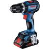 Bosch Professional GSB 18V-90 C aku příklepový šroubovák, bezkartáčové, vč. Bluetooth modulu , vč. 2x aku, vč. nabíječky, kufřík, 06019K6105