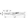 KS Tools 115.1061 Kleště na utěsnění dříku ventilu, 275 mm