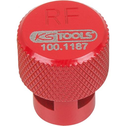 Ventilátor pro pneumatiky RDKS / TPMS, červený, přední pravý KS Tools 100.1187