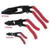 KS Tools 115.5010 Sada kleští pro postupné odstranění hadice, zahnutá, 3 ks