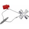 Knipex 00 11 02 Klíč pro skříňové rozvaděče mini. klíč od skříňového rozvaděče 1 ks