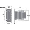 Monacor RBT-35SR páskový výškový reproduktor 12 W 7 Ω