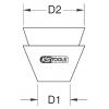 KS Tools 140.5405 1405405 Kulatý klín 10 g 1 ks