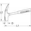 KS Tools 1421411 142.1411 Kladivo na betonářské bednění 830 g 310 mm 1 ks