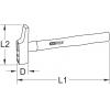 KS Tools 142.2020 1422020 truhlářské kladivo 300 g 270 mm 1 ks