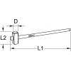KS Tools 142.6301 1426301 perlík 3800 g 900 mm 1 ks