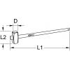 KS Tools 142.6501 1426501 perlík 5800 g 900 mm 1 ks