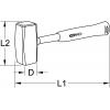 KS Tools 142.5165 1425165 kamenické kladivo 1175 g 260 mm DIN 6475 1 ks