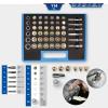 Brilliant Tools BT711300 Sada pro opravu závitů výpustných olejů, 114 ks