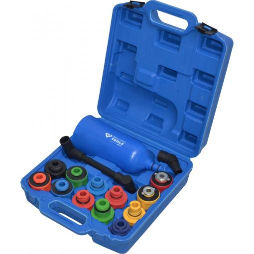 Brilliant Tools BT711110 Sada trychtýřových olejových hlavic Master s otočným zahnutým ramenem, 15 ks