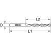 KS Tools 3301063 HSS-R sada spirálových vrtáku do kovu, 6.3 mm, 10 ks