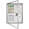 magnetoplan vitrína 1214100 Použití pro formát papíru: 6 x DIN A4 venkovní prostor 1214100 hliník bílá 1 ks