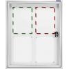 magnetoplan vitrína 1214100 Použití pro formát papíru: 6 x DIN A4 venkovní prostor 1214100 hliník bílá 1 ks