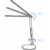 magnetoplan 4424700 4424700 LED lampička na psací stůl LED pevně vestavěné LED 14 W Energetická třída (EEK2021): F (A - G) bílá