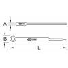 KS Tools 963.8168 9638168 Montážní očkový klíč Délka klíče (cm) (jen pro nadpis) 17 mm