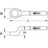 KS Tools 9637843 963.7843 otvírák na lahve s plochým klíčem Délka klíče (cm) (jen pro nadpis) 60 mm