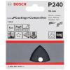 Bosch Accessories Best for Stone 2608605196 brusný papír pro delta brusky na suchý zip, s otvory Zrnitost 240 Rozměr přes roh 93 mm 5 ks