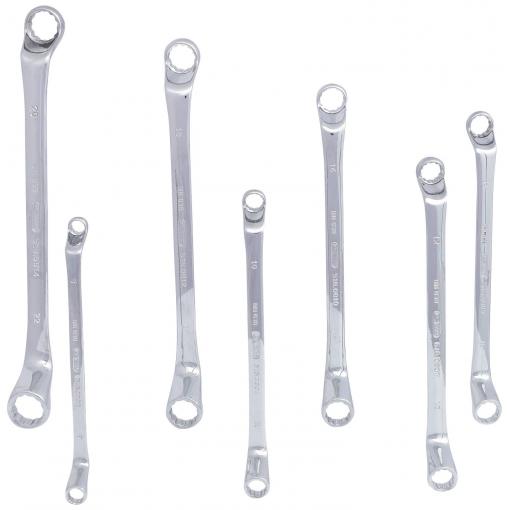 KS Tools 5180847 518.0847 sada oboustranných očkových klíčů Délka klíče (cm) (jen pro nadpis) 8 - 22 mm