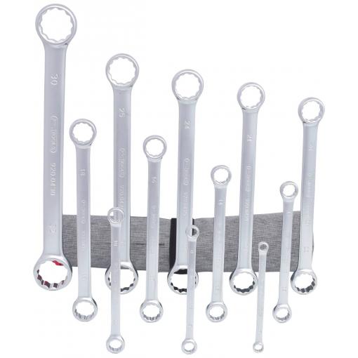 KS Tools 9200450 920.0450 sada oboustranných očkových klíčů Délka klíče (cm) (jen pro nadpis) 6 - 32 mm