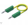 Hirschmann Test & Measurement CO MLN 150/2,5 měřicí kabel lamelová zástrčka 4 mm lamelová zástrčka 4 mm 1.50 m žlutá, zelená 1 ks