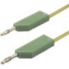 Hirschmann Test & Measurement CO MLN 200/2,5 měřicí kabel lamelová zástrčka 4 mm lamelová zástrčka 4 mm 2.00 m žlutá, zelená 1 ks