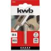 kwb 443004 jednořezný závitník 1 ks M4 0.7 DIN 352 HSS 1 ks