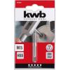 kwb 443005 jednořezný závitník 1 ks M5 0.8 DIN 352 HSS 1 ks
