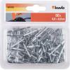 kwb 407478 slepý nýt (Ø x d) 4.8 mm x 8 mm hliník hliník hliník 50 ks