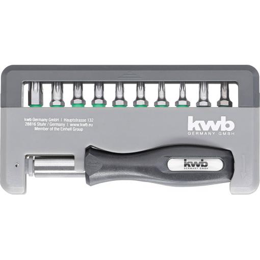 kwb 151040 sada bitů, 12dílná, 1/4 (6,3 mm)