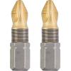 kwb 124101 křížový bit PZ 1 ocel 2 ks